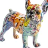 New KARE Design Figurka dekoracyjna Grafitti Dog 24x22 cm kolorowa - KARE