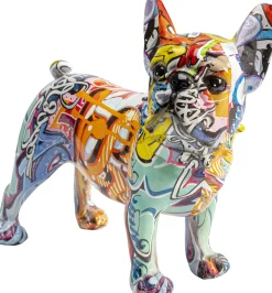 New KARE Design Figurka dekoracyjna Grafitti Dog 24x22 cm kolorowa - KARE