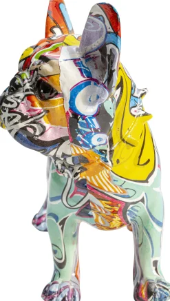 New KARE Design Figurka dekoracyjna Grafitti Dog 24x22 cm kolorowa - KARE