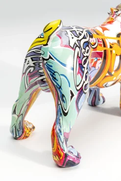 New KARE Design Figurka dekoracyjna Grafitti Dog 24x22 cm kolorowa - KARE