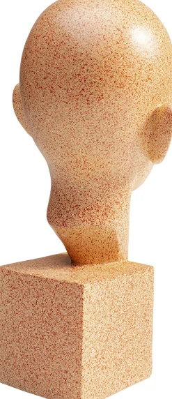 Hot KARE Design Figurka dekoracyjna Half a Face 14x30 cm brązowa - KARE