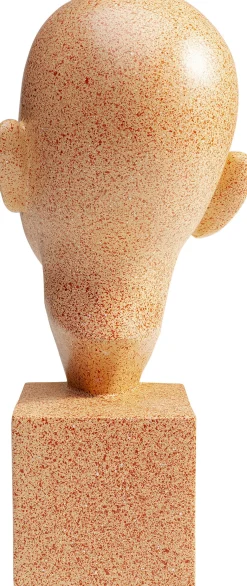 Hot KARE Design Figurka dekoracyjna Half a Face 14x30 cm brązowa - KARE