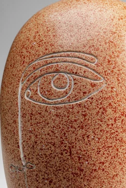 Hot KARE Design Figurka dekoracyjna Half a Face 14x30 cm brązowa - KARE