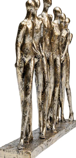 Outlet KARE Design Figurka dekoracyjna Hand In Hand 30x27 cm złota - KARE