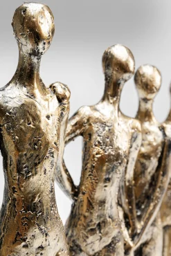 Outlet KARE Design Figurka dekoracyjna Hand In Hand 30x27 cm złota - KARE