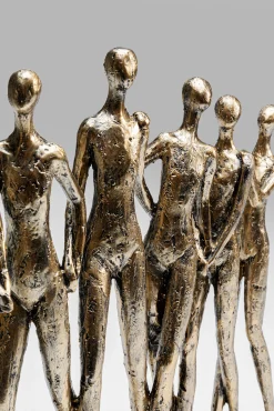 Outlet KARE Design Figurka dekoracyjna Hand In Hand 30x27 cm złota - KARE