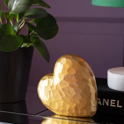 Best KARE Design Figurka dekoracyjna Heart 14x14 cm złota - KARE