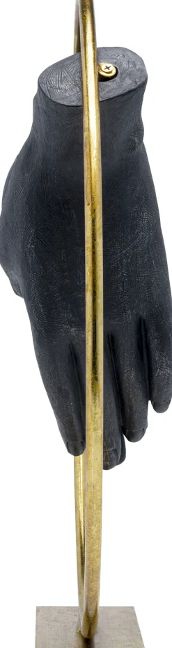 Best KARE Design Figurka dekoracyjna Heart Hand 60x62 cm czarno-złota - KARE