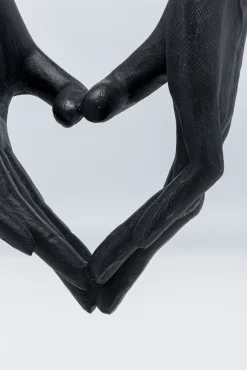 Best KARE Design Figurka dekoracyjna Heart Hand 60x62 cm czarno-złota - KARE