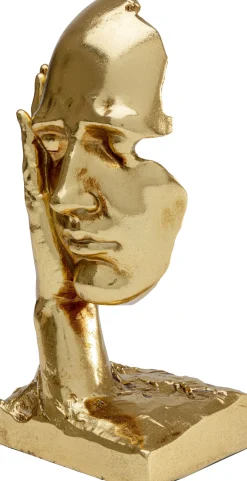 Clearance KARE Design Figurka dekoracyjna In My Mind 14x30 cm złota - KARE