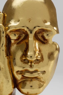 Clearance KARE Design Figurka dekoracyjna In My Mind 14x30 cm złota - KARE