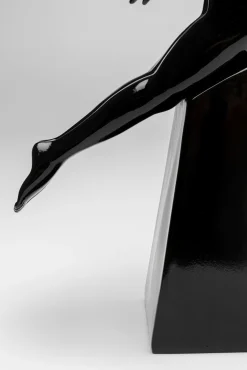 Clearance KARE Design Figurka dekoracyjna Jumper czarna 37cm - KARE