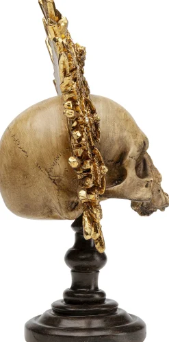 Discount KARE Design Figurka dekoracyjna King Skull 34x42 cm - KARE