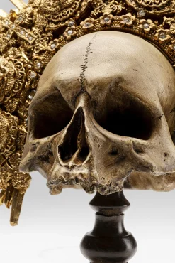 Discount KARE Design Figurka dekoracyjna King Skull 34x42 cm - KARE