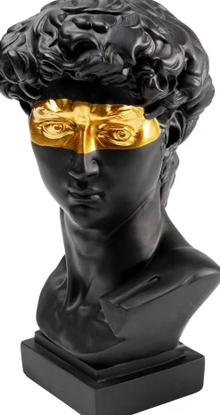 Sale KARE Design Figurka dekoracyjna klasyczna czarna oczy złote 18x30 cm - KARE