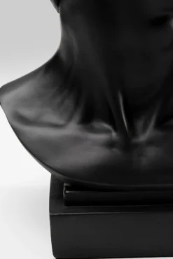 Sale KARE Design Figurka dekoracyjna klasyczna czarna oczy złote 18x30 cm - KARE