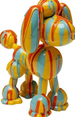 Clearance KARE Design Figurka dekoracyjna kolorowa pies pudel 16x17 cm - KARE