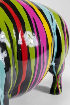 Hot KARE Design Figurka dekoracyjna kolorowa świnia 43x22 cm - KARE