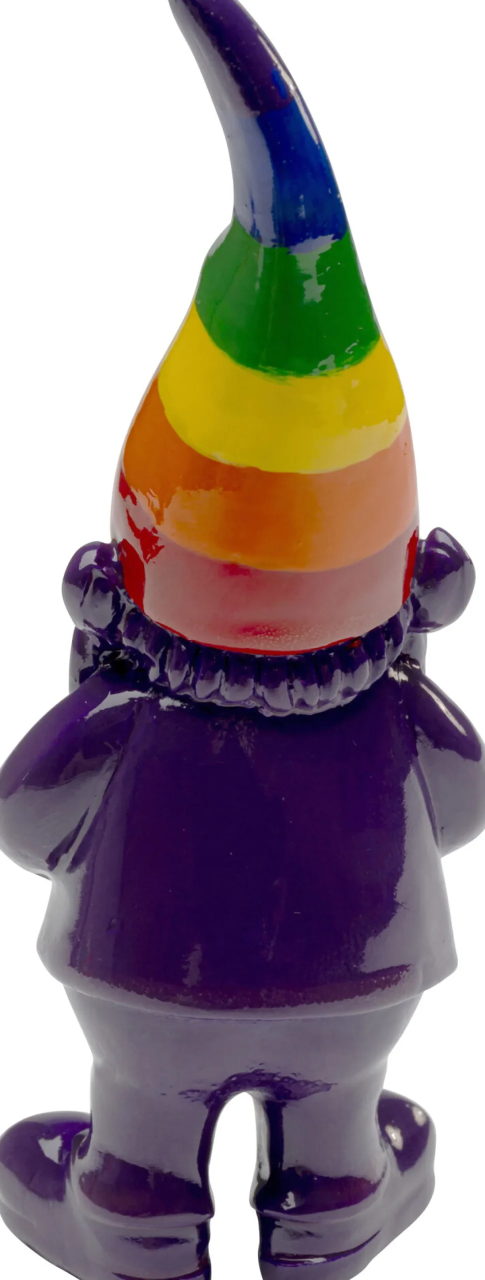 Hot KARE Design Figurka dekoracyjna krasnal fioletowy czapka kolorowa 11 cm - KARE