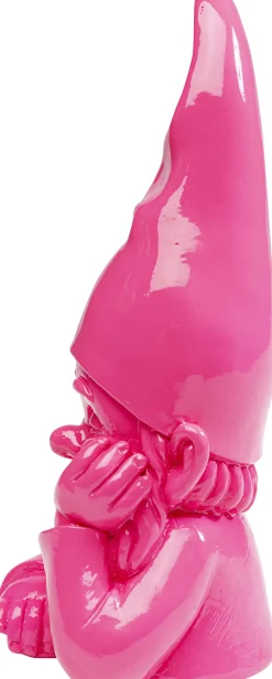 Best KARE Design Figurka dekoracyjna krasnal różowy 10x21 cm - KARE