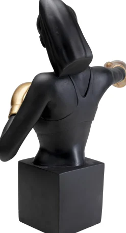 Online KARE Design Figurka dekoracyjna Lady Balboa 50x68 cm czarno-złota - KARE