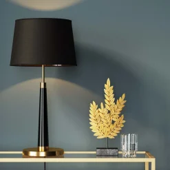 Fashion KARE Design Figurka dekoracyjna Leaves 14x30 cm złota - KARE