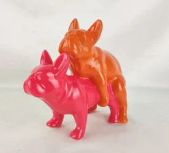 Clearance KARE Design Figurka dekoracyjna Love Dogs różowa Duo Pop - KARE