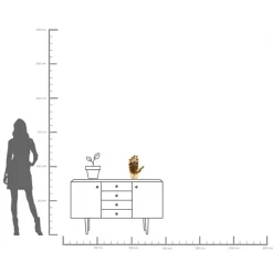 Clearance KARE Design Figurka dekoracyjna Mano 23x35 cm złota - KARE