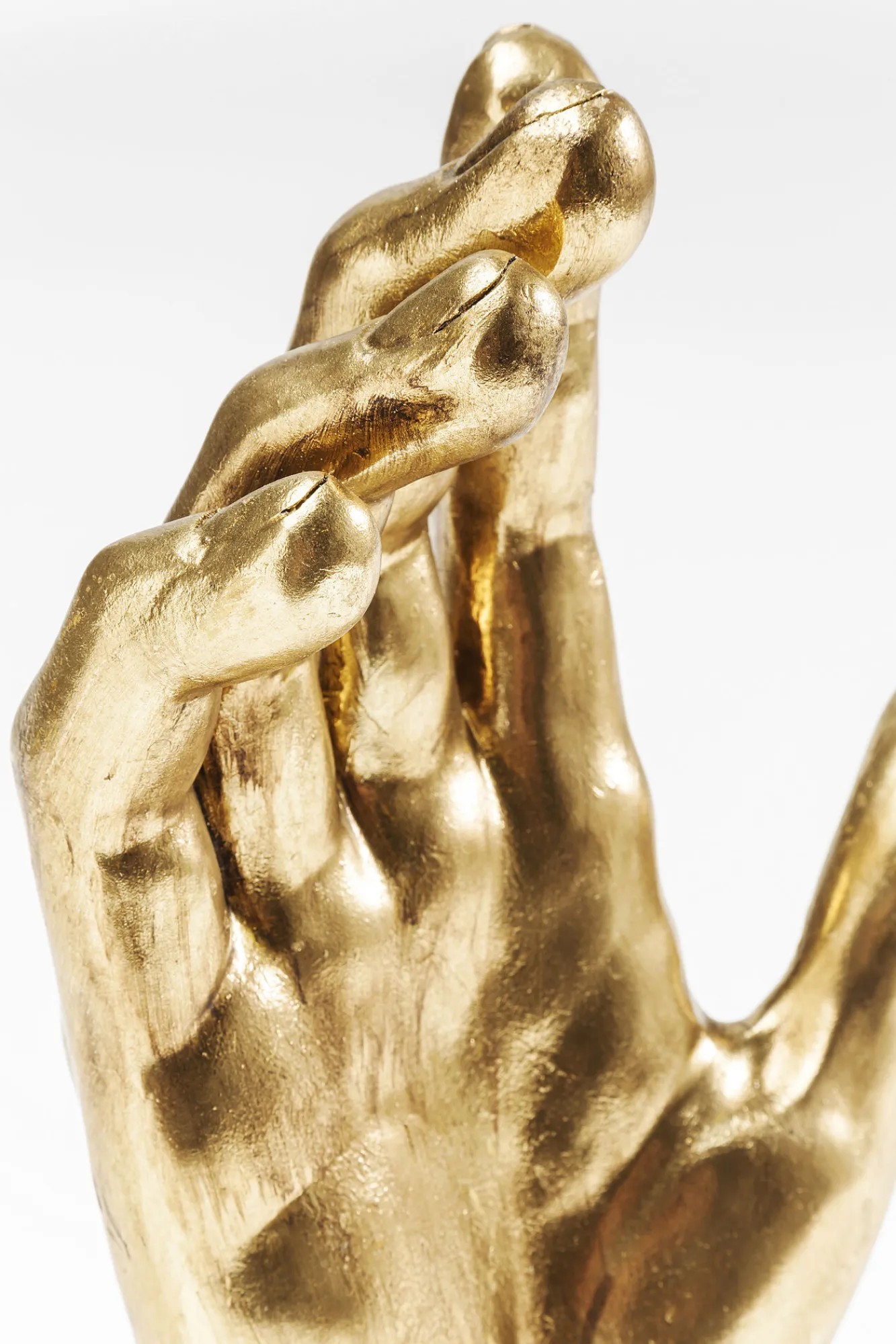 Clearance KARE Design Figurka dekoracyjna Mano 23x35 cm złota - KARE