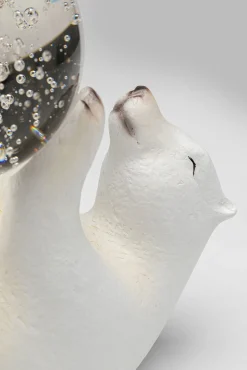 Discount KARE Design Figurka dekoracyjna miś polarny 23x26 cm - KARE