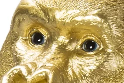 New KARE Design Figurka dekoracyjna Monkey Gorilla Side 30x39 cm złota - KARE