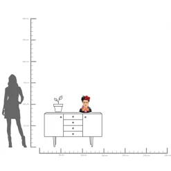 Best KARE Design Figurka dekoracyjna Muse Flowers 31x41 cm kolorowa - KARE