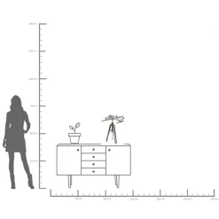 Hot KARE Design Figurka dekoracyjna na trójnogu samolot aluminium niklowane 57x54 cm - KARE
