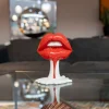 Discount KARE Design Figurka dekoracyjna nowoczesna usta czerwono-biała 21x26 cm - KARE