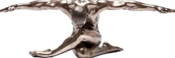 Outlet KARE Design Figurka dekoracyjna Nude Man Bow 137x40 cm brązowa - KARE