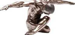 Outlet KARE Design Figurka dekoracyjna Nude Man Bow 137x40 cm brązowa - KARE
