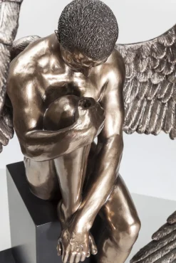 Fashion KARE Design Figurka dekoracyjna Nude Sad Angel 48x63 cm brązowa - KARE