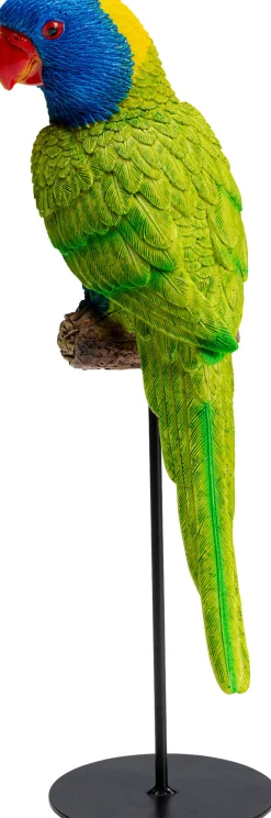 Sale KARE Design Figurka dekoracyjna Parrot Green 15x36 cm kolorowa - KARE