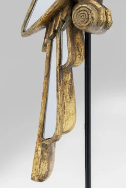 Discount KARE Design Figurka dekoracyjna Parrot 53 cm złota postarzana - lustrzana - KARE