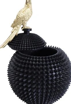 Online KARE Design Figurka dekoracyjna Parrot Ø26x40 cm czarno-złota - KARE