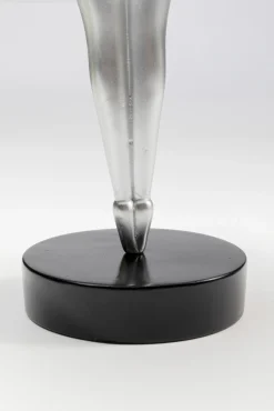 Discount KARE Design Figurka dekoracyjna primabalerina kolorowa paski Ø22x35 cm - KARE