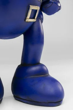 Fashion KARE Design Figurka dekoracyjna robot niebieski ręcznie malowany 50 cm - KARE