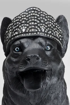 Hot KARE Design Figurka dekoracyjna Royal Standing Corgi 52x40 cm czarny - KARE