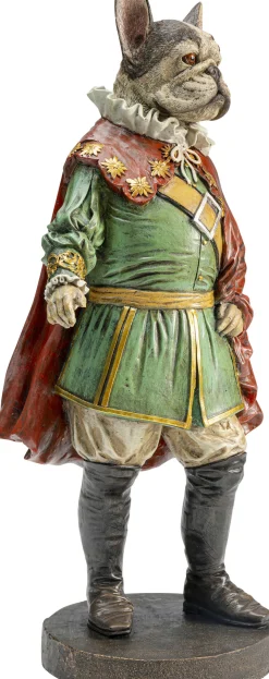 Discount KARE Design Figurka dekoracyjna Sir Frenchie Standing 18x41 cm kolorowa - KARE