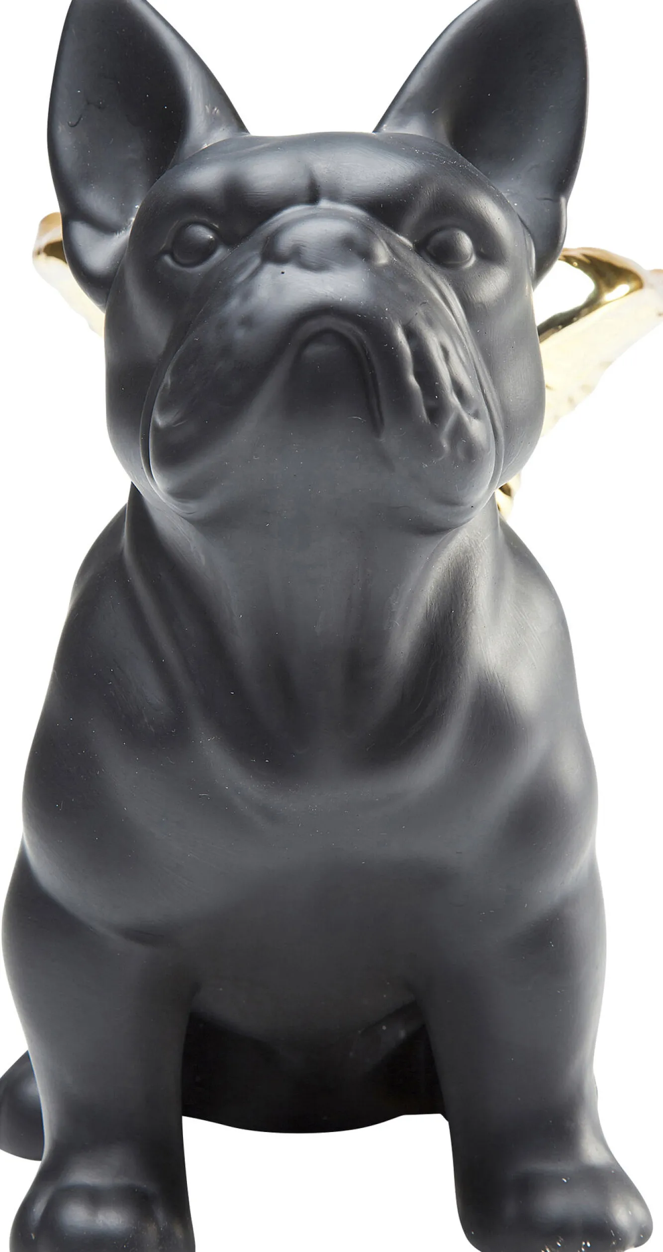 Hot KARE Design Figurka dekoracyjna Sitting Angel Dog 21x22 cm czarna - KARE