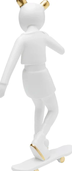 Best KARE Design Figurka dekoracyjna skater astronauta biała 17x33 cm - KARE