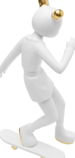 Best KARE Design Figurka dekoracyjna skater astronauta biała 17x33 cm - KARE