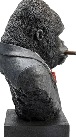 Clearance KARE Design Figurka dekoracyjna Smoking Gorilla 40x48 cm - KARE