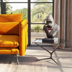 Clearance KARE Design Figurka dekoracyjna Smoking Gorilla 40x48 cm - KARE