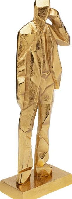 New KARE Design Figurka dekoracyjna Standing Man 23x62 cm złota - KARE
